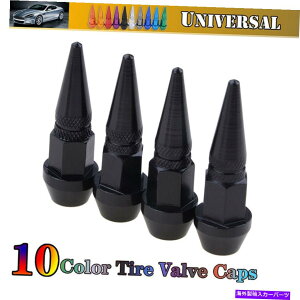 rear wheel tire cover 4PCS�J�[�o�C�N���[�^�[�z�C�[���^�C���^�C���G�A�o���u�L���b�v�X�e���J�o�[���j�o�[�T���u���b�N4X 4PCS Car Bike Motor Wheel Tire Tyre Air Valve Caps Stem Cover Universal BLACK 4x�y���s�A��