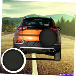 rear wheel tire cover SUV PVCU[̖hzC[tĝ߂̃XyA^CJo[J[ubNt@bV Spare Tire Cover Car Black Fashion For SUV PVC Leather Waterproof Wheel Front