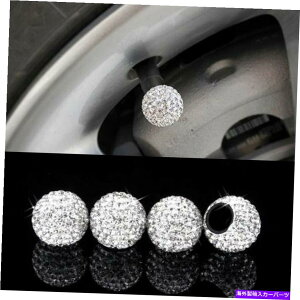 rear wheel tire cover 4PCS_ChuOzCgJ[^CzC[GAouXeA`_XgLbvJo[ 4pcs Diamond Bling White Car Tire Wheel Air Valve Stem Anti Dust Cap Cover