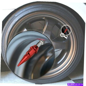 rear wheel tire cover 4PCS�J�[�z�C�[���^�C���^�C���G�A�o���u�L���b�v�o�C�N�X�e���J�o�[�A�N�Z�T���[���b�h 4PCS Car Wheel Tire Tyre Air Valve Caps Bike Stem Cover Accessories RED�y���s�A���i�z