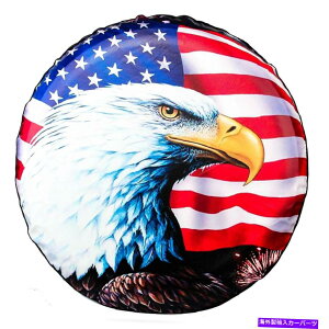 rear wheel tire cover W[vg[[Lp[SUV RVp14 "XyA^CJo[C[OzC[veN^[pbh 14" Spare Tire Cover Eagle Wheel Protector Pads for Jeep Trailer Camper SUV RV