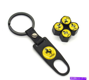 rear wheel tire cover tF[^CouXeJ[I[gzC[ouLbvJo[L[`F[ Universal For Ferrari Tire Valve Stems Car Auto Wheel Valve Caps Covers Keychain