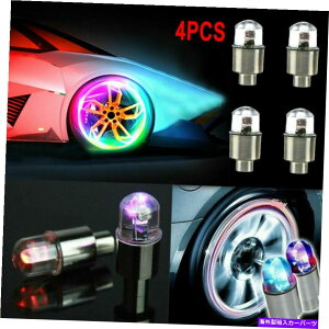rear wheel tire cover 4PCSJ[zC[^C^CGAouXelWLEDCgLbvJo[ANZT 4pcs Car Wheel Tire Tyre Air Valve Stem Screws LED Light Caps Cover Accessories