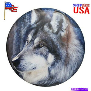 rear wheel tire cover 15 "XyA^CzC[Jo[W[vgbNLp[CRV RAV4pEtTveN^[ 15" Spare Tire Wheel Cover Wolf Sun Protector for Jeep Trucks Camper CRV RAV4