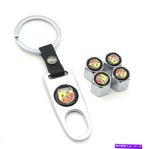 rear wheel tire cover AogI[g^CouXeLbvL[`F[J[zC[ouJo[̃jo[T Universal For ABARTH Auto Tire Valve Stems Caps Keychain Car Wheel Valve Covers