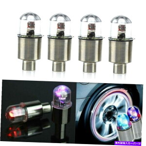 rear wheel tire cover 4PCSJ[zC[^C^CGAouXelWLEDCgLbvJo[ANZT 4pcs Car Wheel Tire Tyre Air Valve Stem Screws LED Light Caps Cover Accessories