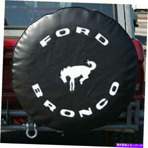 rear wheel tire cover 15�C���`�V�����Ԃ̃X�y�A�^�C���z�C�[���^�C���J�o�[�t�H�[�h�u�����R�d���r�j�[���f�ނ̃J�o�[ 15INCH New Car Spare Tyre Wheel Tire Covers For Ford Bronco Heavy Vinyl Material�y���s�A���i