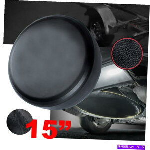 rear wheel tire cover 15 "DIYg[[XyA^C^CzC[Jo[sAubNwr[f[eB[rj[f 15" DIY trailer Spare tire tyre Wheel Cover Pure black Heavy Duty Vinyl Material