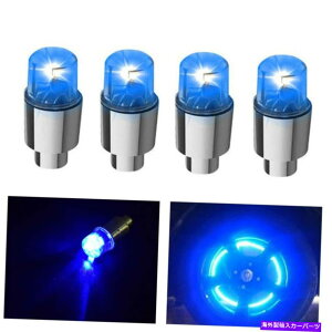 rear wheel tire cover 4xu[J[I[gzC[^CGAouXeLEDCgLbvJo[ANZT[ 4x Blue Car Auto Wheel Tire Tyre Air Valve Stem LED Light Caps Cover Accessories