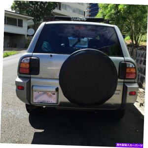 rear wheel tire cover 15 "XyA^CJo[\tgzC[ی27" 29 "g^RAV4p̏ȍ 15" Spare Tire Cover Soft Wheel Protection 27" 29" Pure Black For Toyota RAV4