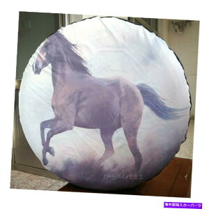 rear wheel tire cover XyA^CzC[\tgJo[veN^[3DuEz[XW[vg^29 "30" 31 " Spare Tire Wheel Soft Cover Protector 3D Brown horse For Jeep Toyota 29" 30" 31"