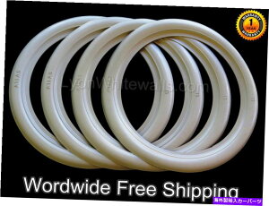 rear wheel tire cover 2 "Chu[cȉ~`̔ǃ^Cg|gEH[Zbg4x15"zC[^Cxr[[ 2" WIDE BOOT OVAL WHITE WALL TIRE TRIMS PORTAWALL SET 4X15" WHEEL TIRE BABY MOON