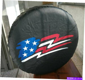 rear wheel tire cover W[vg^_bW31 "32" 33 "̂߂̎̃tOSt̃XyA^CzC[\tgJo[ Spare Tire Wheel Soft Cover With US Flag Logo For Jeep Toyota Dodge 31" 32" 33"