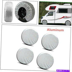 rear wheel tire cover RV�g���[���[�L�����p�[�J�[�g���b�N�p�̖h���z�C�[���^�C���J�o�[26?27�C���` 'DIA Waterproof Wheel Tire Covers For RV Trailer Camper Car Truck For 26 to 27'' Dia�y���s�A���i�z