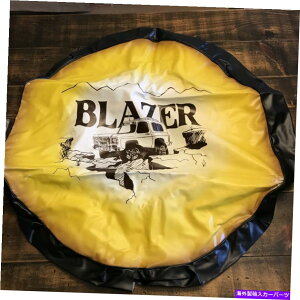 rear wheel tire cover re[WXyA^CzC[Jo[V{[uU[rj[mXp Vintage SPARE TIRE Wheel COVER Yellow For Chevy Blazer VINYL NOS
