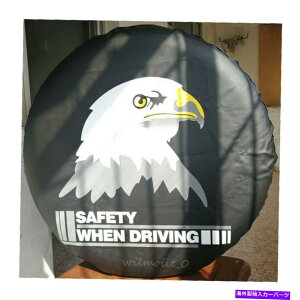 rear wheel tire cover 17 "zCgC[OobWtXyAzC[^CJo[C[W[CXg[veN^[31" -33 " 17" Spare Wheel Tire Cover With White Eagle Badge Easy Install Protector 31"-33"