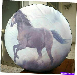 rear wheel tire cover 3DuEz[Xt̐V16C`̃XyAzC[^CJo[C[W[CXg[veN^[29-31 " New 16" Spare Wheel Tire Cover With 3D Brown horse Easy Install Protector 29-31"