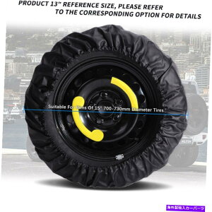 rear wheel tire cover 15 "^C^CzC[Jo[ȍPVCU[rj[pg^RAV4 28" 29 " 15" Tire Tyre Wheel Cover Pure Black PVC Leather Vinyl for Toyota RAV4 28" 29"