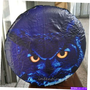 rear wheel tire cover 1 PC 17 "3DtNE̊ȒPȃCXg[veN^[31-33XyAzC[^CJo[" 1 pc 17" Spare Wheel Tire Cover With 3D Owl Easy Install Protector 31-33"