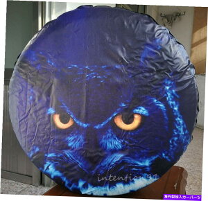 rear wheel tire cover 1 PC 16 "XyAzC[^CJo[veN^[3DIEC[W[CXg[veN^[29-31" 1 pc 16" Spare Wheel Tire Cover Protector 3D Owl Easy Install Protector 29-31"