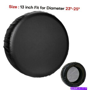 rear wheel tire cover 13C`PVCṽXyA^CzC[Jo[ĂȂobLO 13inch PVC Thickening Leather Spare Tire Wheel Cover with Non-scratch Backing