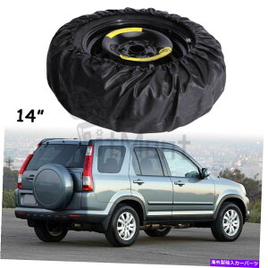 rear wheel tire cover 14 "z_CRV CR-V 1997-16p̃XyA^C^CzC[Jo[ȍveN^[ 14" Spare Tire Tyre Wheel Cover Pure Black Protector For Honda CRV CR-V 1997-16