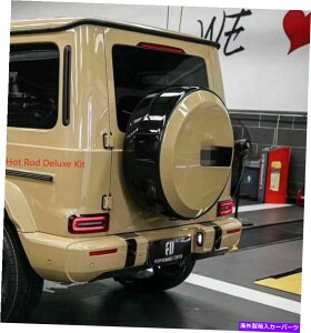 rear wheel tire cover ZfXxcGNXW463 W464 G55 G63̃ubNXyAzC[^COJo[ Black Spare Wheel Tire Ring Cover For Mercedes Benz G Class W463 W464 G55 G63