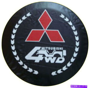 rear wheel tire cover 16C`Ԃ̃XyAzC[^CJo[Mitsubishi 4WDubNwr[f[eBrj[ 16INCH Car Spare Wheel Tire Covers For Mitsubishi 4WD Black Heavy Duty Vinyl