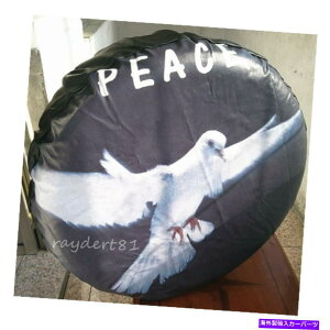 rear wheel tire cover �t�H�[�h�g���^29 30 31 �̂��߂�3D���a���̂���V�����X�y�A�^�C���z�C�[���\�t�g�J�o�[ New Spare Tire Wheel Soft Cover With 3D Peace dove For Ford Toyota 29 30 31�y���s�A���i�z