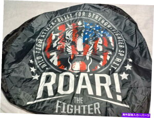 rear wheel tire cover сI 17C`^Cp̐퓬@XyA^CJo[hzC[veN^[ Roar! The Fighter Spare Tire Cover Waterproof Wheel Protector for 17 inch Tire