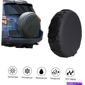 rear wheel tire cover US 17 "ubNJ[XyAzC[^CJo[/Jo[g^RAV4ׂ̂Ă̎ԂɓKĂ܂ US 17" Black Car Spare Wheel Tire Cover/Covers Fit For All Car For Toyota RAV4