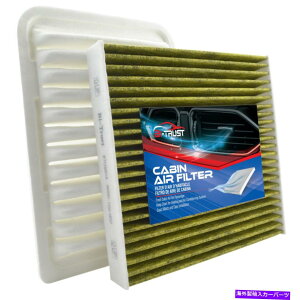 GWJo[ g^J[̃GWLrGAtB^[LbgIM 17-18 1.8LJ[2009-2019 Engine & Cabin Air Filter Kit for Toyota Corolla Im 17-18 1.8L Corolla 2009-2019