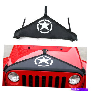 GWJo[ W[vO[JK 2007-17ANZT[̂߂5GWt[huuJo[ Five Star Engine Hood Bra Cover Protect for Jeep Wrangler JK 2007-17 Accessories