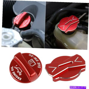GWJo[ _bW`W[`[W[2009+ CNCWG[^[LbvGWICLbvJo[gp For Dodge Challenger Charger 2009+ CNC Radiator Cap Engine Oil Cap Cover Trim