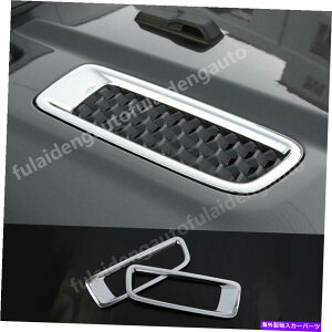 GWJo[ W[vO[JL 2018-2021N[ABSGWt[hGAxgt[Jo[g For Jeep Wrangler JL 2018-2021 Chrome ABS Engine Hood Air Vent Frame Cover Trim