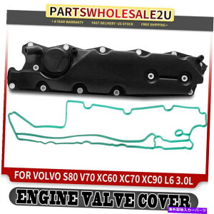 GWJo[ {{S80 V70 XC60 XC70 XC90 3.2L 2007-2014p̃KXPbgƃLbvt̃GWouJo[tJo[ Engine Valve Cover w/ Gasket&Cap for Volvo S80 V70 XC60 XC70 XC90 3.2L 2007-2014