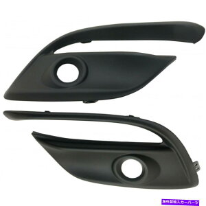 GWJo[ }c_3tHOCgJo[2017 2018 LHRHyA/ZbgubNnb`obN/Z_ For Mazda 3 Fog Light Cover 2017 2018 LH & RH Pair/Set Black Hatchback/Sedan