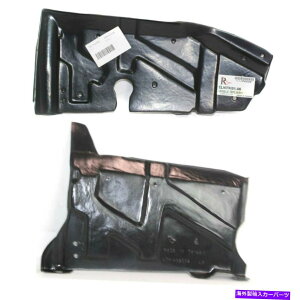 �G���W���J�o�[ �G���W���X�v���b�V���V�[���h�Z�b�g2�̍��ƉElh��rh hy1228105�Ahy1228106�y�A Engine Splash Shields Set of 2 Left-and-Right LH & RH HY1228105, HY1228106 Pair�y���s�A���i�z