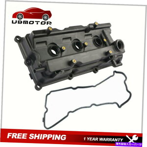 �G���W���J�o�[ 02-09�̂��߂̃K�X�P�b�g�t���u���b�N�G���W���o���u�J�o�[ Black Engine Valve Cover W/ Gasket For 02-09 Nissan Quest Maxima SE SL S 3.5L V6�y���s�A���i�z