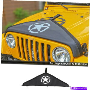 GWJo[ GNXeAGWt[h́AW[vO[TJ 1997-2006ubÑuW[Jo[gی삵܂ Exterior Engine Hood Protect Bra Cover Trim For Jeep Wrangler TJ 1997-2006 Black