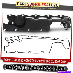 GWJo[ {{XC60 XC70 XC90 S80 LR2 L6 3.2L DOHCp̃KXPbgƃLbvt̃GWouJo[ Engine Valve Cover w/ Gasket & Cap for Volvo XC60 XC70 XC90 S80 LR2 L6 3.2L DOHC