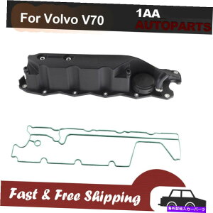 GWJo[ {{S60 S80 V70 XC60 XC70 L6 3.0Lp̃KXPbgLbgƃLbvtGWouJo[Lbv Engine Valve Cover w/ Gasket Kit & Cap for Volvo S60 S80 V70 XC60 XC70 L6 3.0L