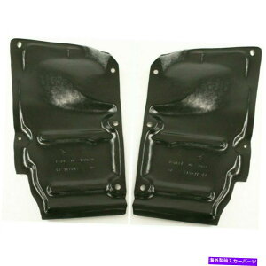 GWJo[ 2010N2015N̍ƉẼGWXvbVV[h2Iu2̃g^vEXZbg Left & Right Side Engine Splash Shield For 2010-2015 Toyota Prius Set of 2