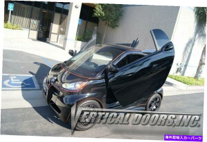 KEBO Smart Fortwo 451 08-14pVertical Doors Inc.{gI{Lbg Vertical Doors Inc. Bolt-On Lambo Kit for Smart Fortwo 451 08-14