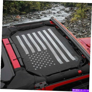 y tgTVF[hTVF[hbV\tggbvJo[W[vO[2DRUVی Front Sunshade Sun Shade Mesh Soft Top Cover UV Protection for Jeep Wrangler 2DR