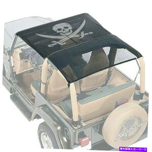 �y Jeep Wrangler 97-06 VDP Koolbreez Pirate Jolly Roger Full Nylon Mesh Top For Jeep Wrangler 97-06 VDP Koolbreez Pirate Jolly Roger Full Nylon Mesh Top�y���s�A���i�z
