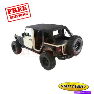 �y Smittybilt�\�t�g�g�b�v�f�j���u���b�N�f�j���u���b�N�W�[�v�����O���[92-95 Smittybilt Soft Top Denim Black Denim Black for Jeep Wrangler 92-95�y���s�A���i�z