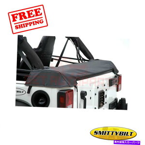 �y Smittybilt�\�t�g�g�b�v�X�g���[�W�o�b�O�W�[�v�����O���[�̂��߂̃f�j���u���b�N97-06 Smittybilt Soft Top Storage Bag Denim Black for Jeep Wrangler 97-06�y���s�A���i�z