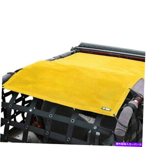 �y Jeep Wrangler 97-06 Steinjager Teddy�t�������O�X�C�G���[�g�b�v�\�[���[�X�N���[�� For Jeep Wrangler 97-06 Steinjager Teddy Full Length Yellow Top Solar Screen�y���s�A���i�z