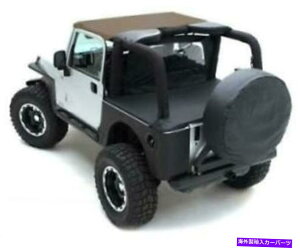 y 92-95O[YJfjXpCX92817̕W\tggbv Standard Soft Top for 92-95 Wrangler YJ Denim Spice 92817
